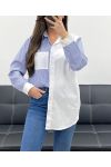 GESTREIFTES HEMD PE1141 MARINEBLAU