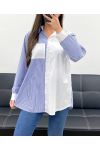 GESTREIFTES HEMD PE1141 MARINEBLAU