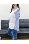 GESTREIFTES HEMD PE1141 MARINEBLAU