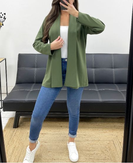 LOCKERE BLAZERJACKE SS1120 KHAKI