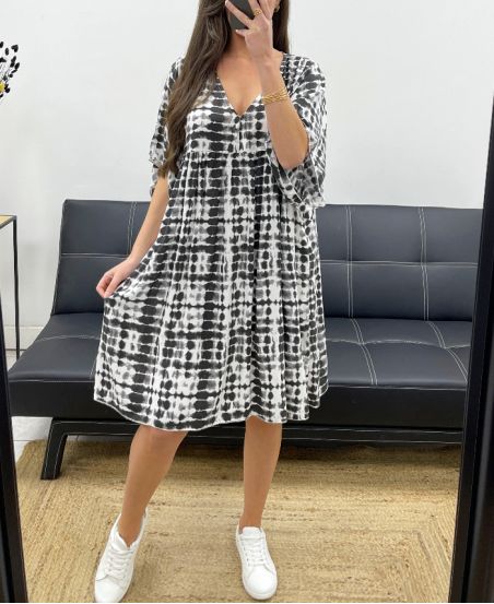 SUKIENKA OVERSIZE Z NADRUKIEM SS1177