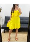 ABITO ARRICCIATO SS1191 GIALLO