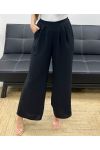 SOEPELE 2-POCKET BROEK PE1282 ZWART