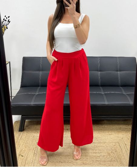 SOEPELE 2-POCKET BROEK SS1282 ROOD