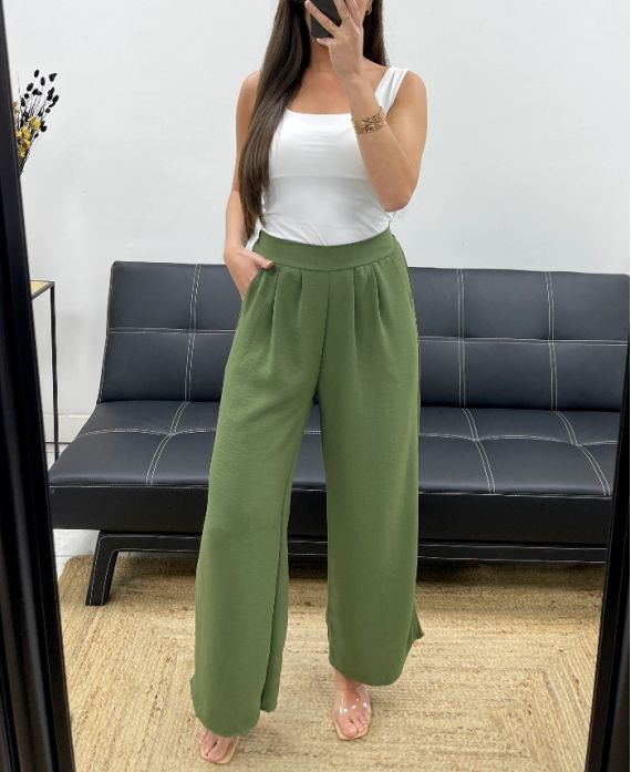 SOEPELE 2-POCKET BROEK SS1282 KHAKI
