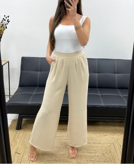 SOEPELE 2-POCKET BROEK PE1282 BEIGE