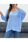 STAR PULLOVER PE0317 SKY BLUE