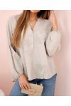 BAUMWOLLE HERZ TUNIKA PE1335 BEIGE