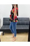 STAMPE TOP FIORE PE1272I1 NERO