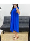 ABITO MIDI SVASATO SS1232 BLU ROYAL