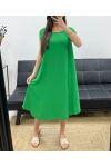 ABITO MIDI SVASATO SS1232 VERDE