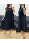 ABITO MIDI SVASATO SS1232 NERO