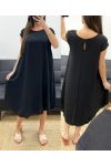 ABITO MIDI SVASATO SS1232 NERO
