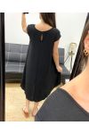ABITO MIDI SVASATO SS1232 NERO