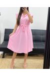 SAFARI KLEID SS1385 ROSA
