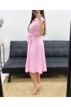 SAFARI KLEID SS1385 ROSA