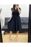 SAFARI DRESS SS1385 BLACK