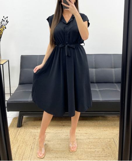 SAFARI KLEID SS1385 SCHWARZ