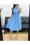 SAFARI KLEID SS1385 HIMMELBLAU