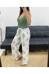 SPODNIE DRUKOWANE PE1374 KHAKI