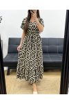ROBE LONGUE IMPRIME PE1354-1