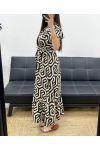 BEDRUCKTES MAXIKLEID PE1354-1