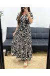 BEDRUCKTES MAXIKLEID SS1354-2