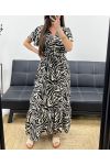 BEDRUCKTES MAXIKLEID SS1354-2