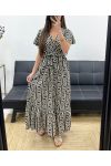 BEDRUCKTES MAXIKLEID SS1354-3