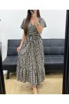 BEDRUCKTES MAXIKLEID SS1354-3