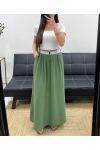 2-POCKET LANGE ROK + RIEM PE1607 KHAKI