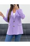 JAS MET KANTEN MOUWEN PE1324 LILA