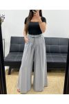 PANTALONE 2 TASCHE A ZAMPA + PE1302 GRIGIO VITA
