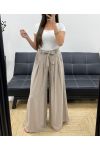 PANTALONE 2 TASCHE A ZAMPA + PE1302 TORTORA IN VITA