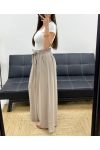 PANTALONE 2 TASCHE A ZAMPA + PE1302 TORTORA IN VITA