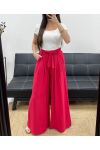 2-POCKET FLARED BROEK + PE1302 RIEM BORDEAUX ROOD