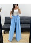 PANTALONE 2 TASCHE A ZAMPA + PE1302 VITA AZZURRO