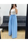 PANTALONE 2 TASCHE A ZAMPA + PE1302 VITA AZZURRO