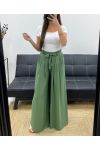 2-POCKET FLARED TROUSERS + PE1302 BELT KHAKI