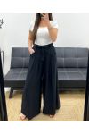 2-POCKET FLARED BROEK + PE1302 RIEM ZWART