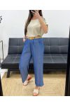 FLIESSENDER OBERTEIL MIT SCHULTERN UND KNÖPFEN PE1214 BEIGE