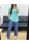 TOP DE HOMBROS FLUIDOS CON BOTONES PE1214 PASTEL