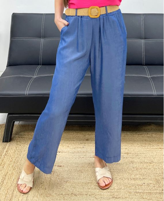 LOCKERE HOSE TENCEL +FREE CINTURE PE1378