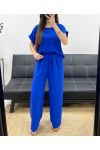 SET TOP IN PIZZO + PE0001 PANTALONE BLU ROYAL
