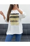 TOP AMPLE VISCOSE FLOCAGE PE0400 BLANC