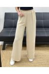 PE1667 FLOWING PANTS BEIGE