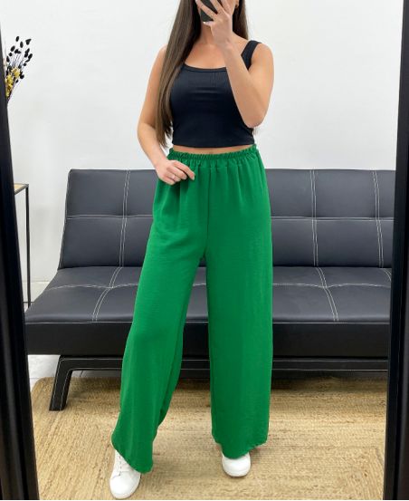 VLOEIENDE PE1667 BROEK GROEN