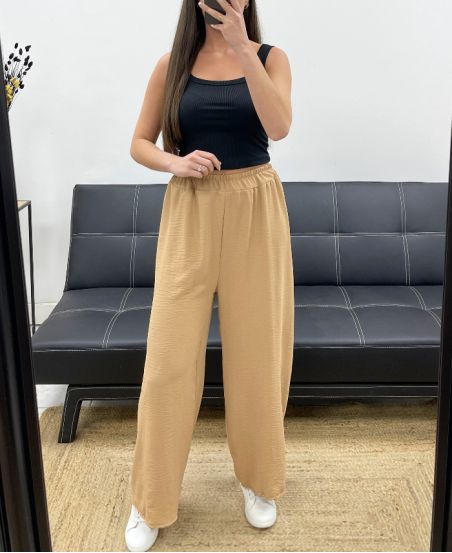 FLIESSENDE HOSE PE1667 CAMEL