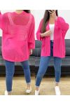 STERN ZURÜCK MESH WESTE PE1620 FUSHIA