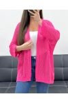 STERN ZURÜCK MESH WESTE PE1620 FUSHIA
